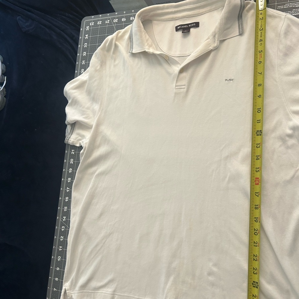 Michael Kors Men's Cream Polo Shirt